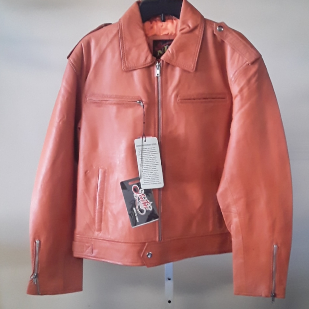 NLA Leather Jacket Dominator Style